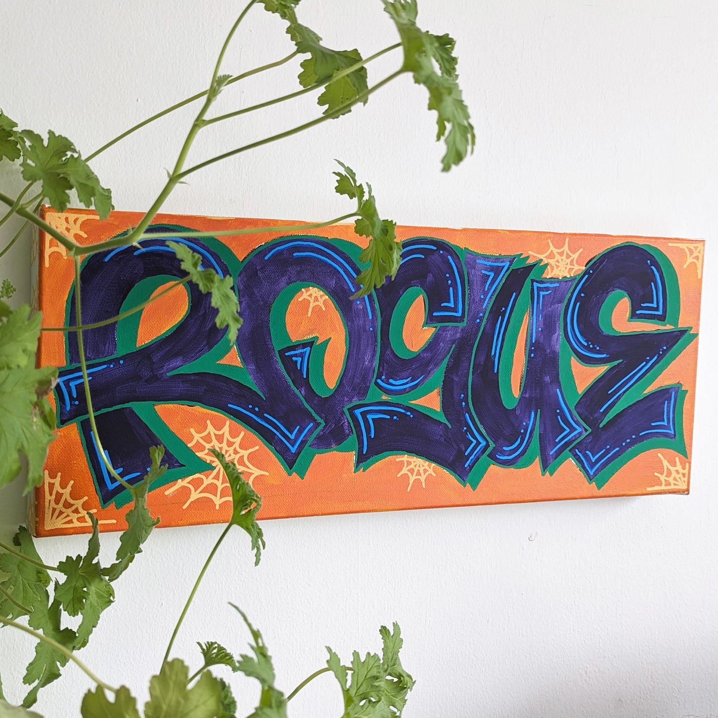 One-Off Rogue Spooky Artwork - Acrylic on Canvas