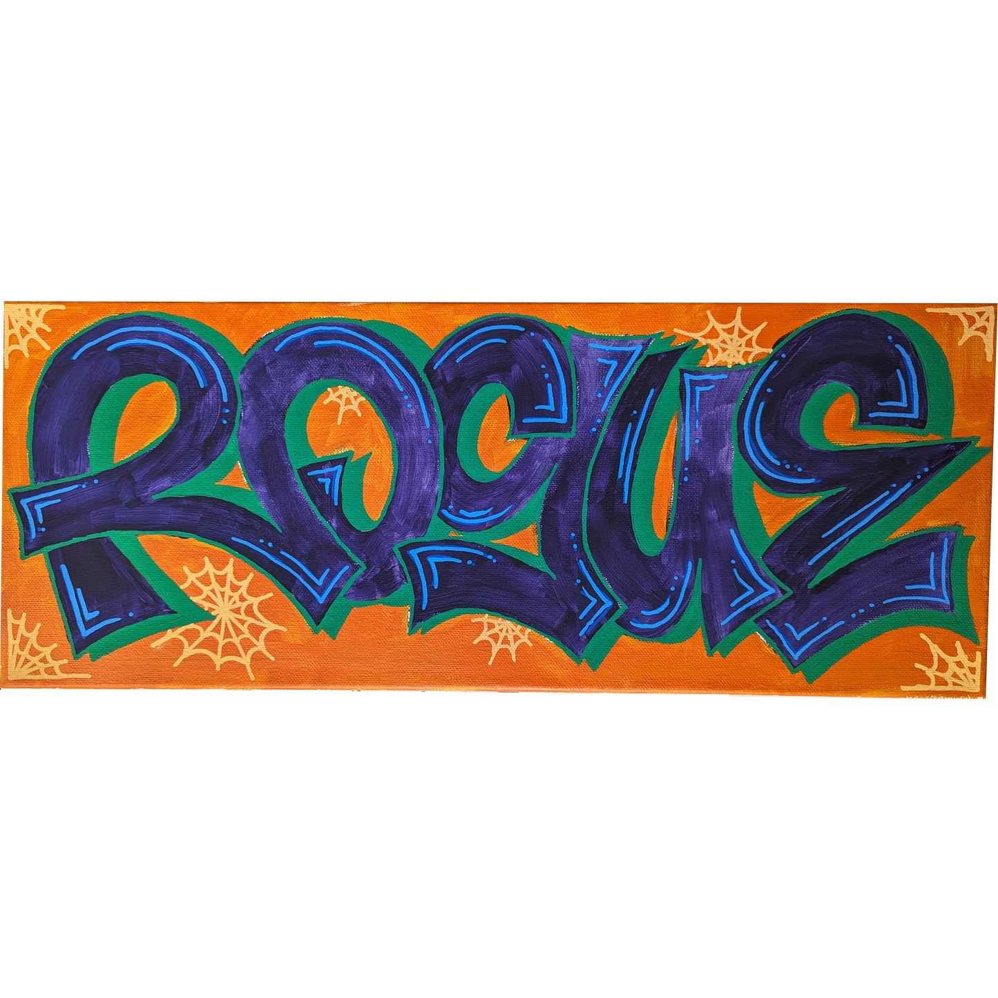One-Off Rogue Spooky Artwork - Acrylic on Canvas