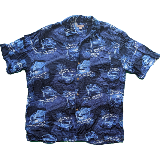 Vintage Hawaiian Shirt - Automotive Classic Rides