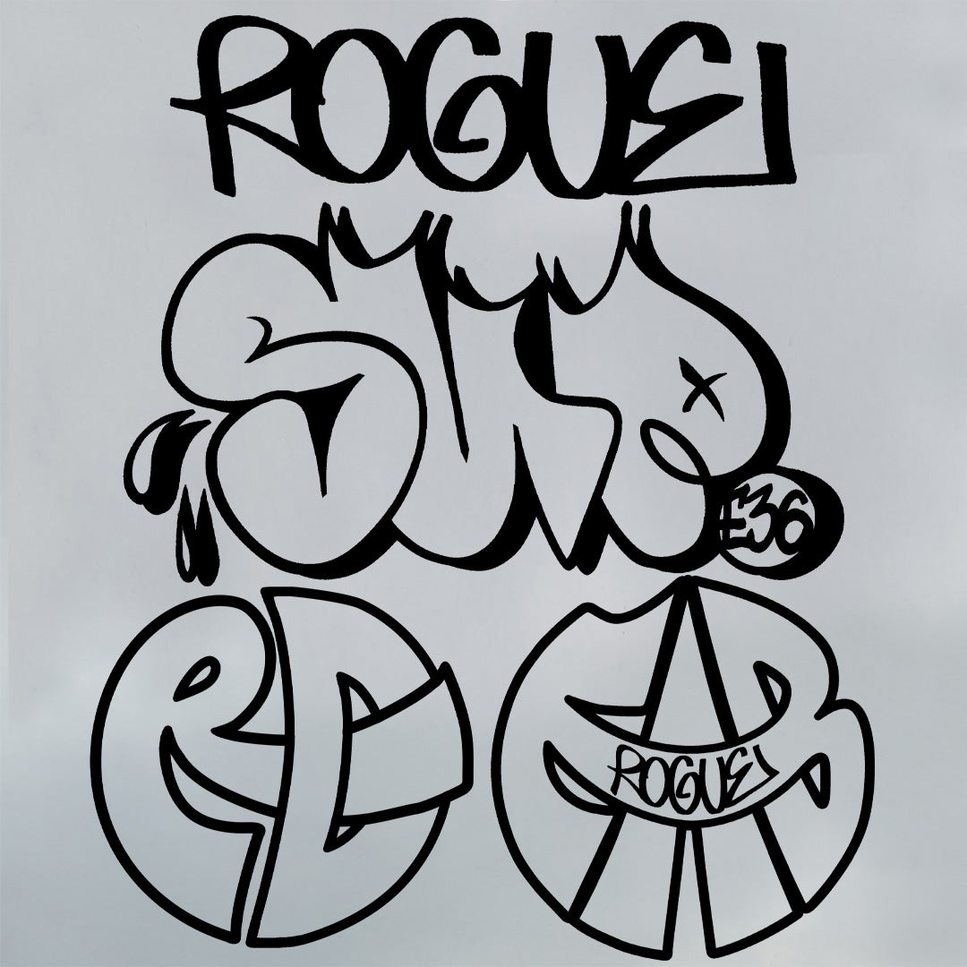 Rogue Logo Sticker Pack (x4)